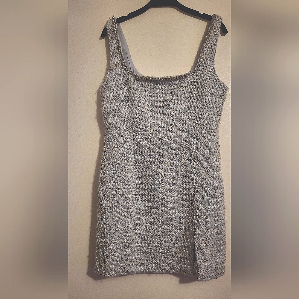 NWT Blue mini dress size Large
